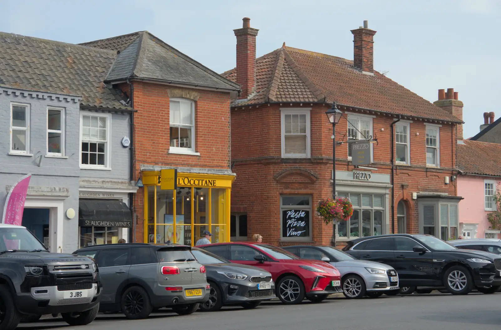 Prezzo on High Street, from A Protest on the Beach, Aldeburgh, Suffolk - 1st September 2024