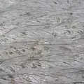 An interesting wood grain in the giant table, A Protest on the Beach, Aldeburgh, Suffolk - 1st September 2024