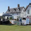 Stalls on Pulham Market green, Palgrave Players Busking and the GSB at Pulham Market, Norfolk - 14th September 2024