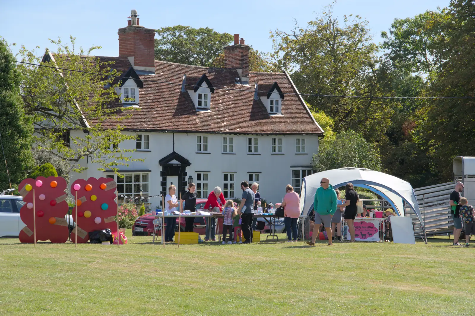 More stalls at the Pulham Market carnival, from Palgrave Players Busking and the GSB at Pulham Market, Norfolk - 14th September 2024