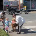 A tiny pony does the rounds, Palgrave Players Busking and the GSB at Pulham Market, Norfolk - 14th September 2024