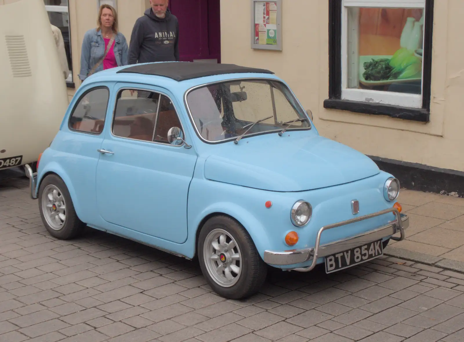 A cute little Fiat 500, from Diss Heritage Transport Festival and the GSB at Wickham Skeith - 22nd September 2024