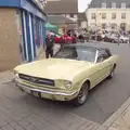 A vintage Ford Mustang cruises up Pump Hill, Diss Heritage Transport Festival and the GSB at Wickham Skeith - 22nd September 2024