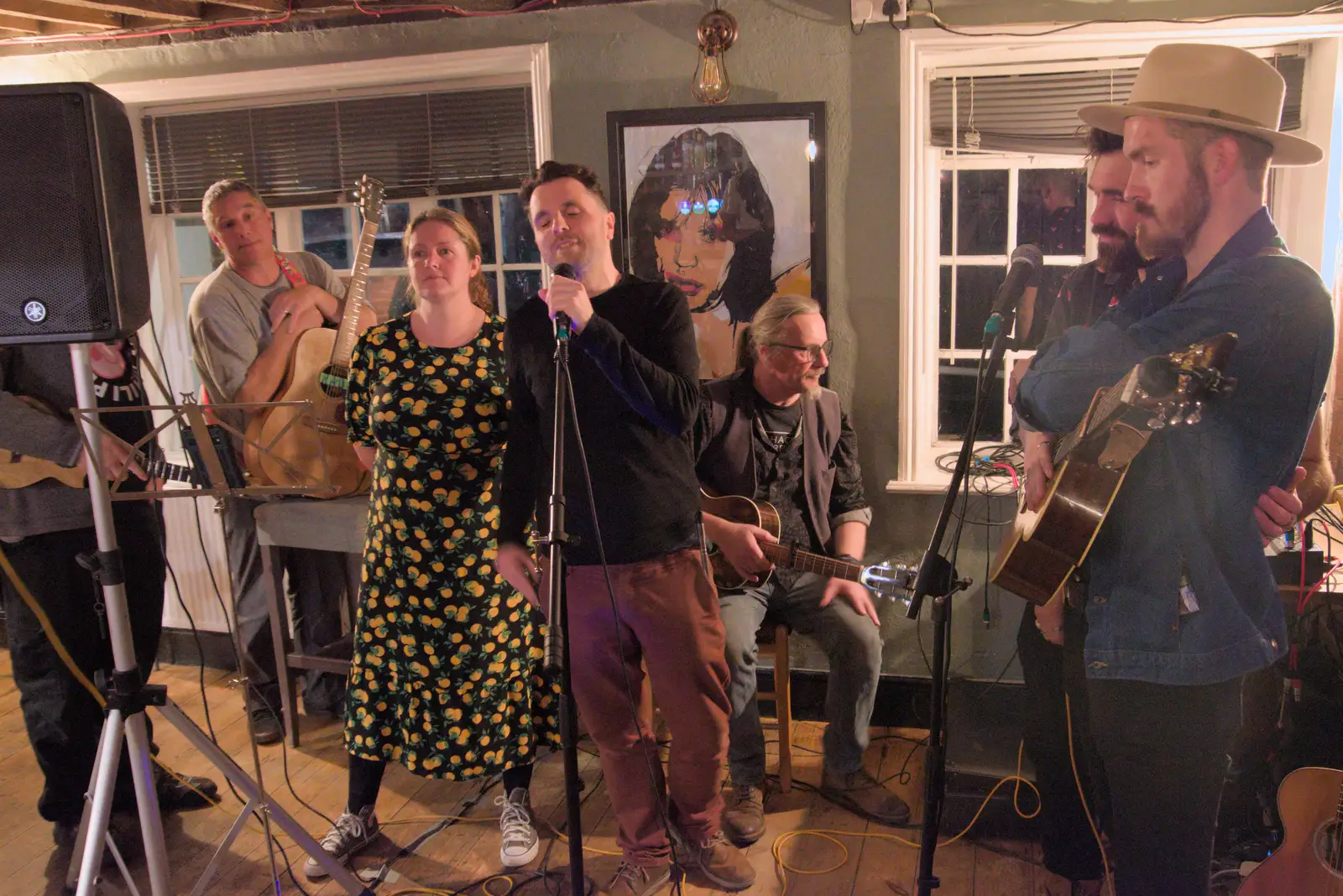 Cathal sings Raglan Road, from Palgrave Players do the White Horse Open Mic Night, South Lopham - 29th September 2024