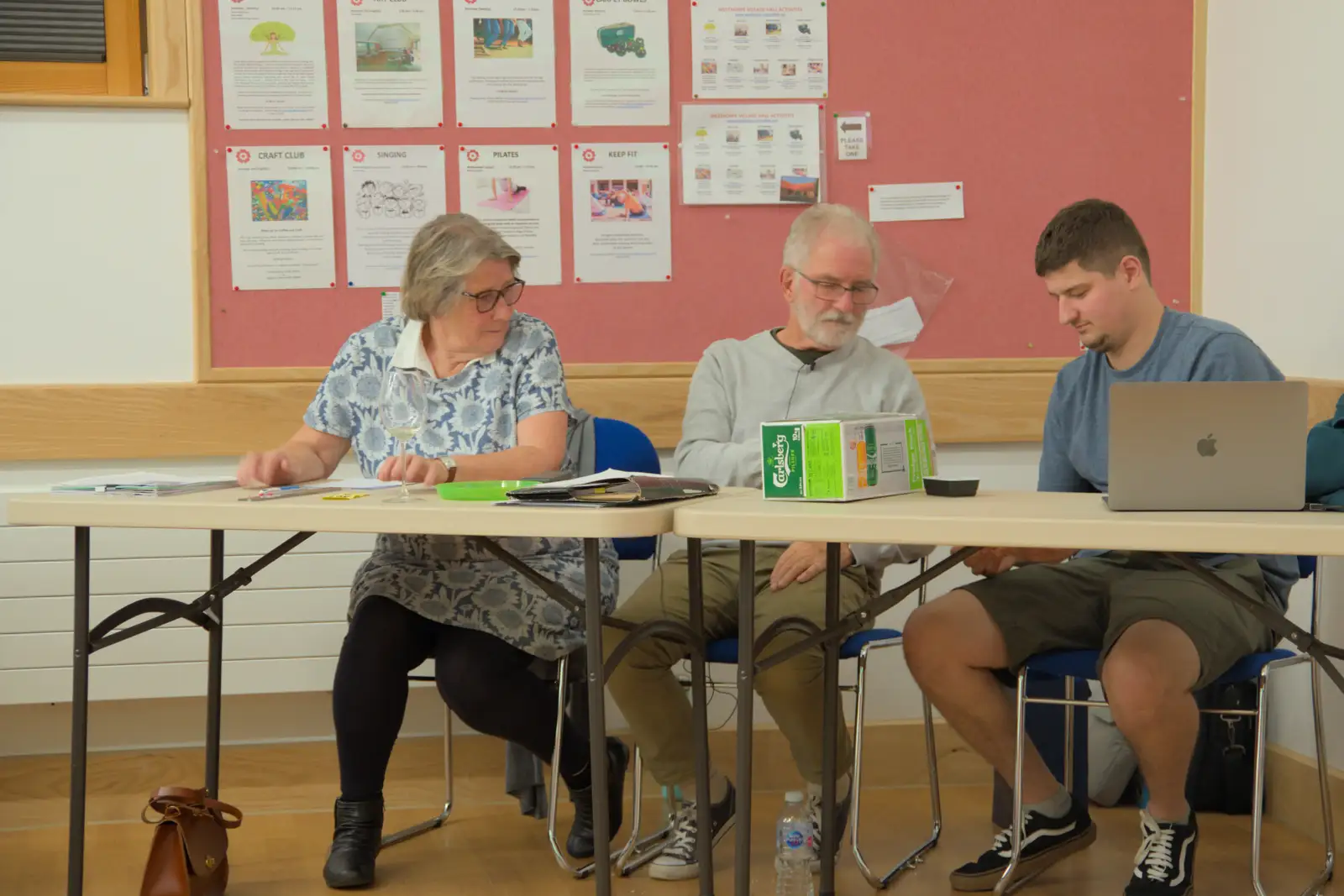 The quizmeisters, from Sunflowers, A Quiz at Westhorpe and a GSB Duck Race, Eye - 29th September 2024