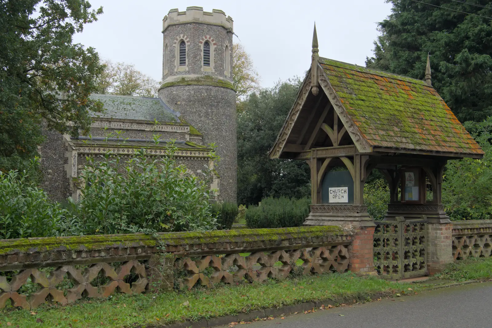 The church of St. Mary at Brome, from A Quiz at Diss Golf Club, Stuston - 18th October 2024