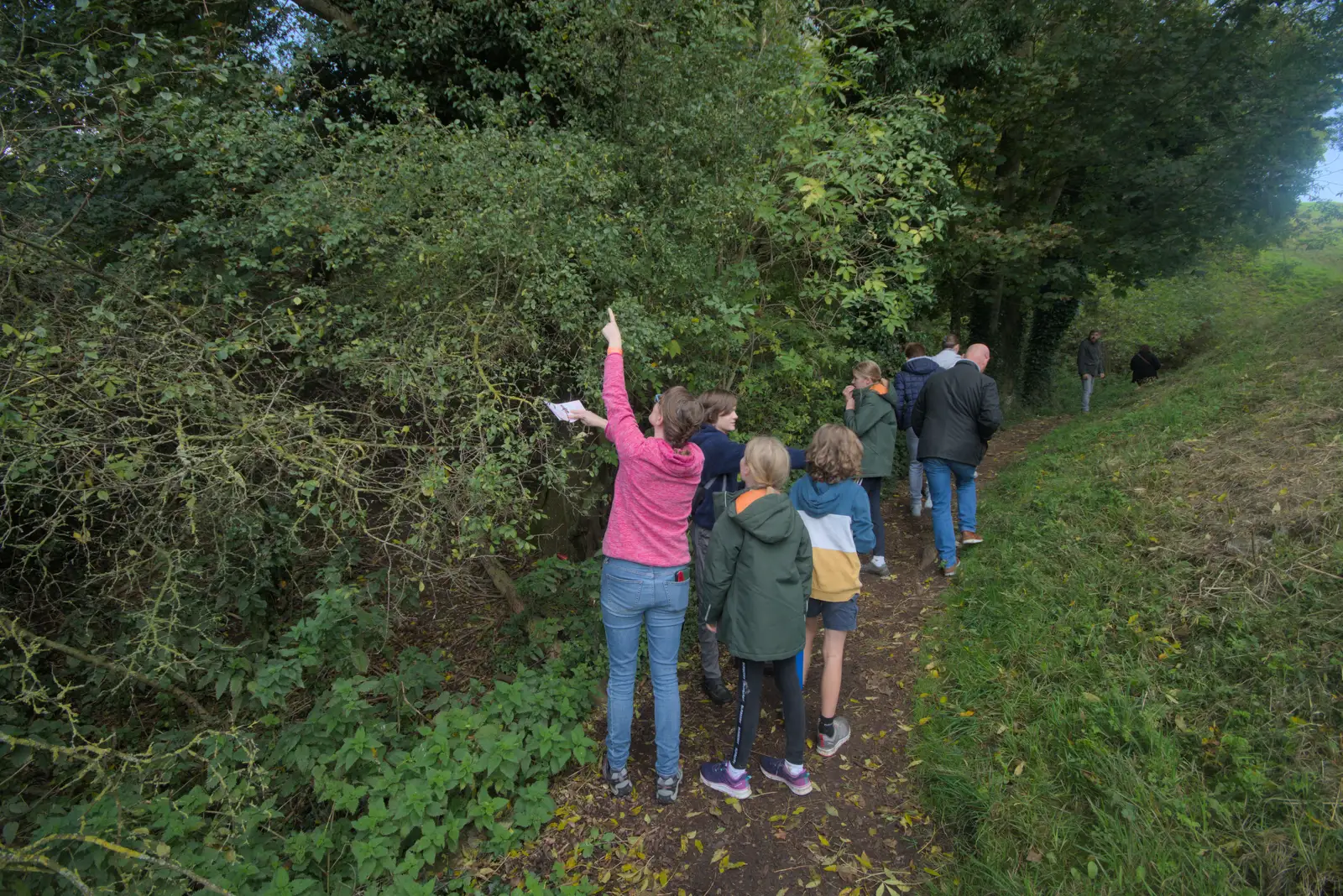 There are a load of sloes in the bushes, from The Witchfinder General at Framlingham Castle, Suffolk - 26th October 2024