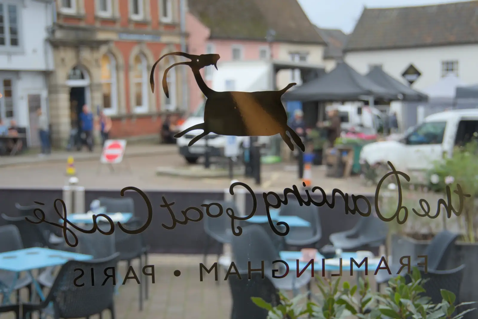 A view from the Dancing Goat café, from The Witchfinder General at Framlingham Castle, Suffolk - 26th October 2024