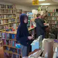 Harry in the bookshop, The Witchfinder General at Framlingham Castle, Suffolk - 26th October 2024