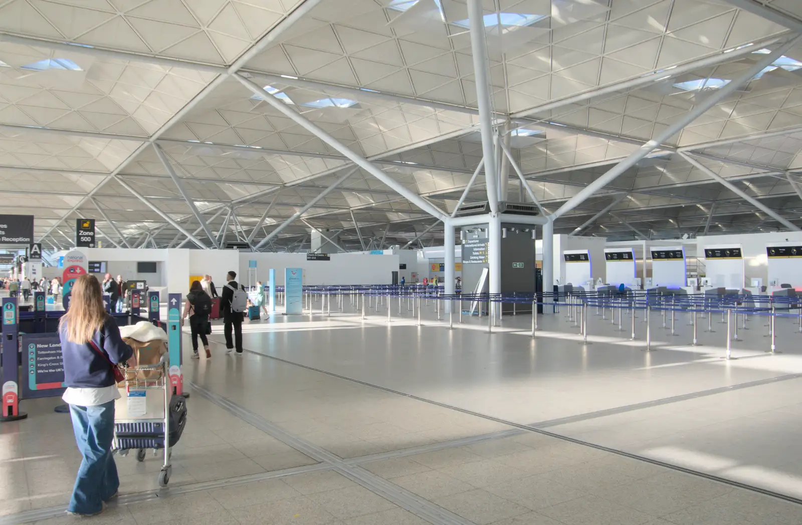 Bits of Stansted are curiously empty, from A Trip to Lloret de Mar, Catalonia, Spain - 27th October 2024