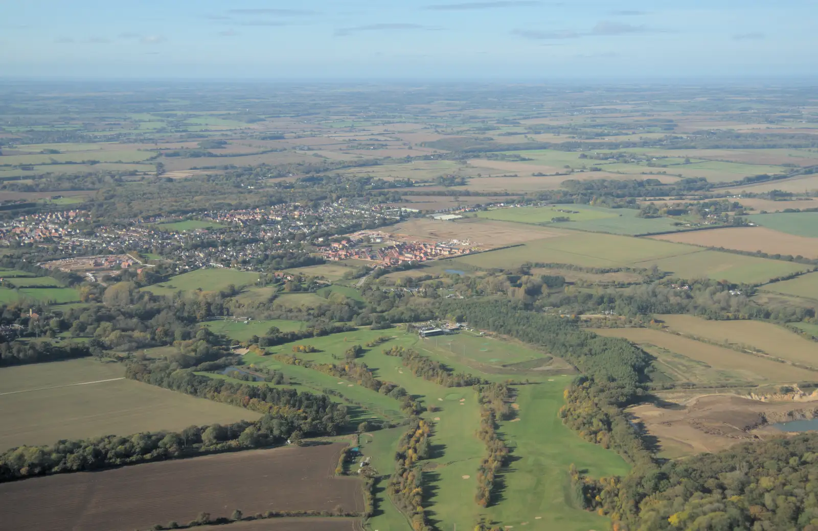 The fields of Essex, from A Trip to Lloret de Mar, Catalonia, Spain - 27th October 2024