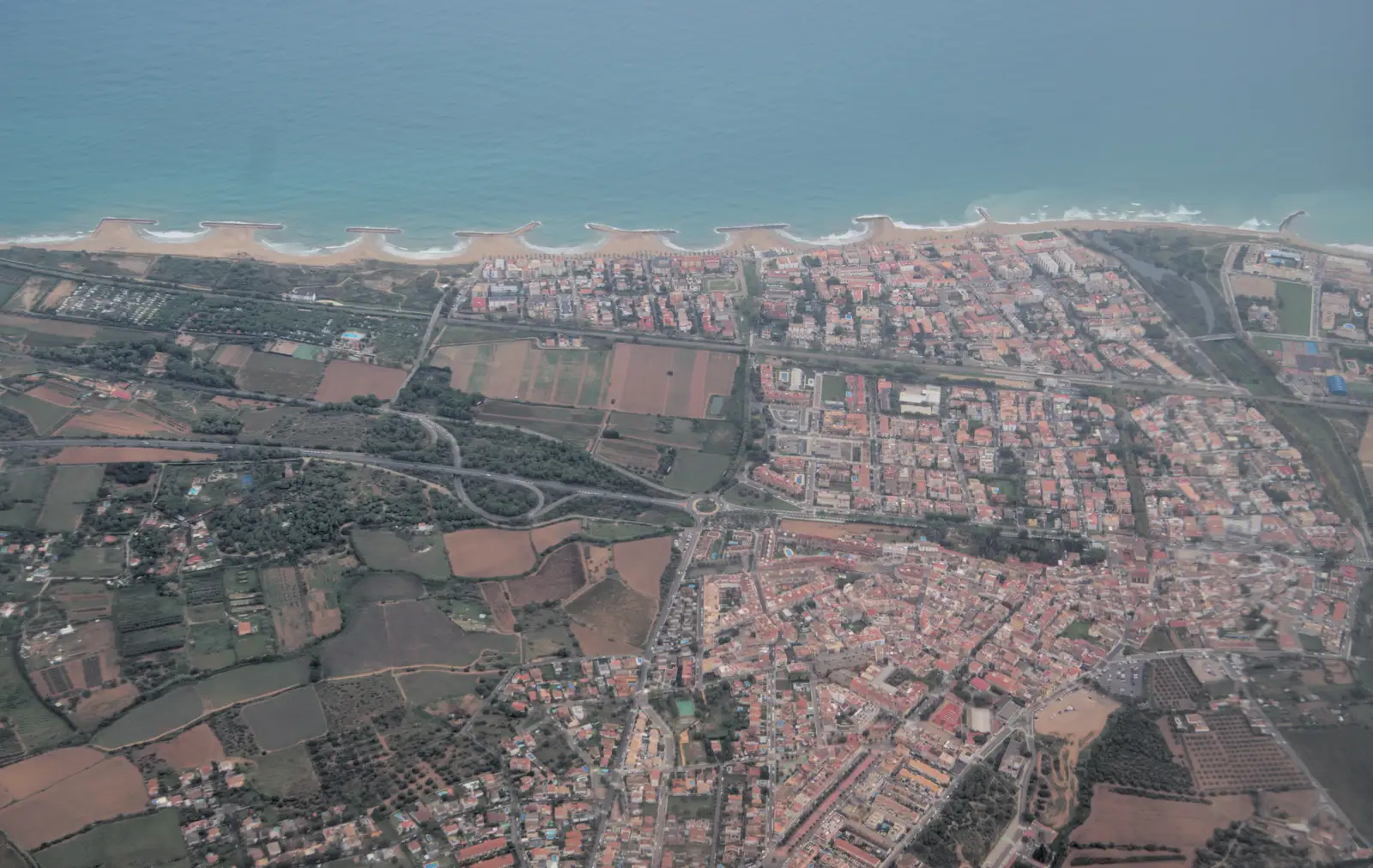 Somewhere near Barcelona on the Catalan coast, from A Trip to Lloret de Mar, Catalonia, Spain - 27th October 2024