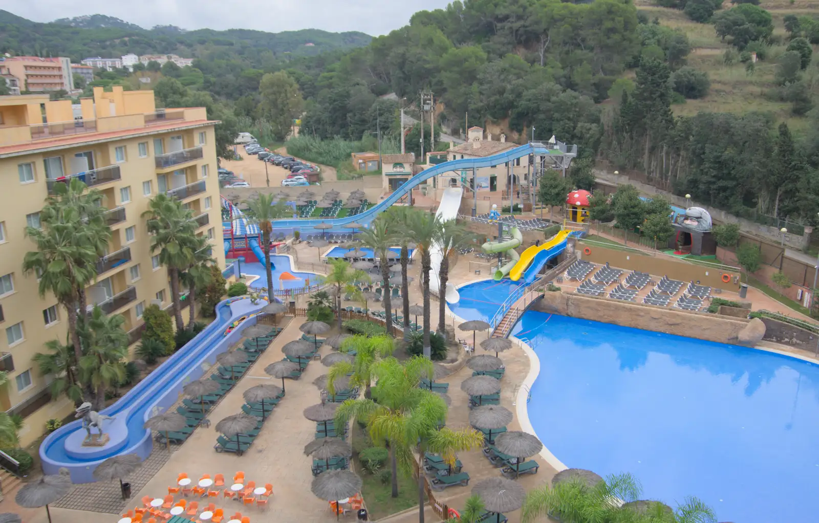 The view out of our temporary bedroom, from A Trip to Lloret de Mar, Catalonia, Spain - 27th October 2024