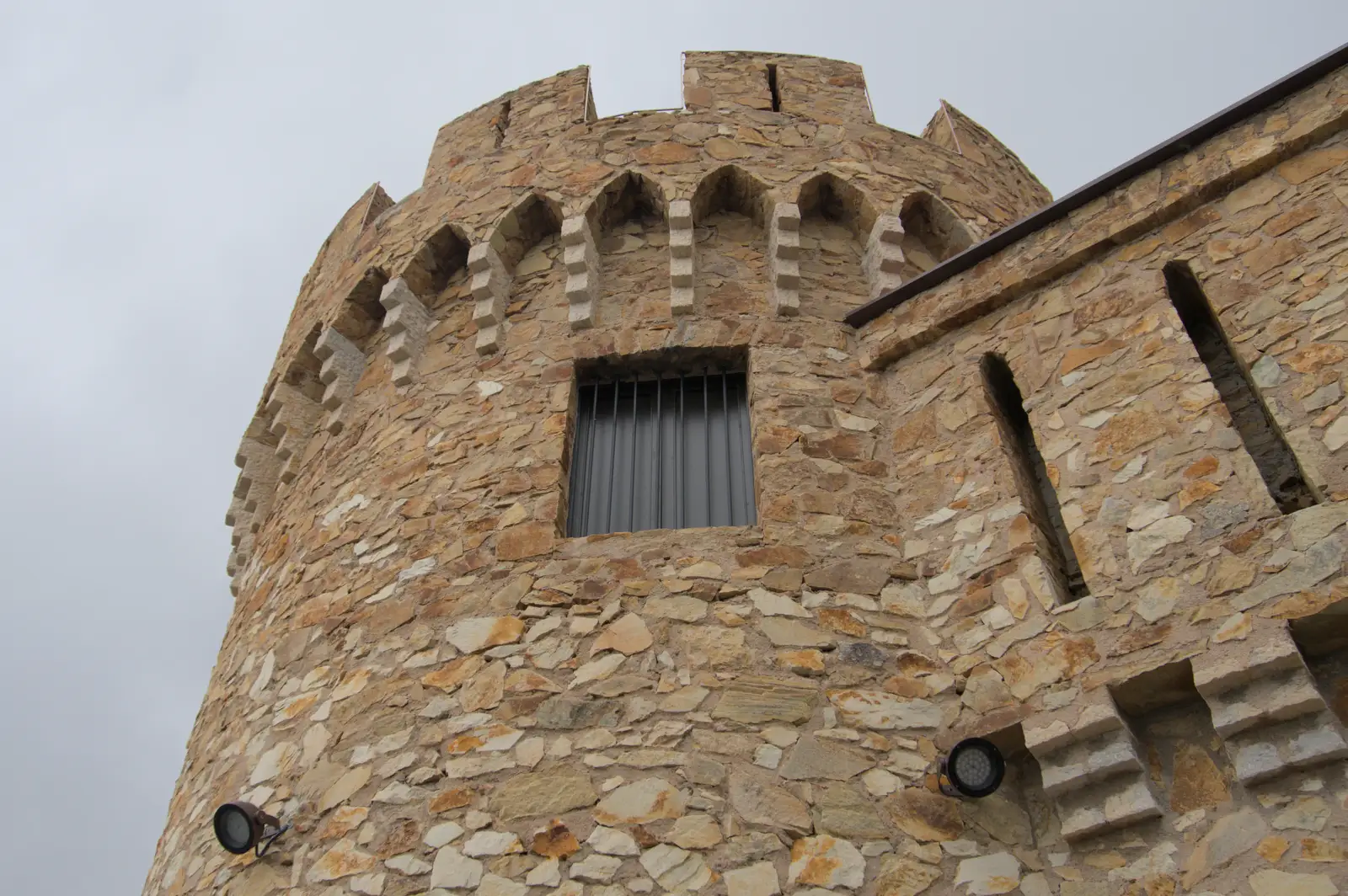 Castell de Llloret, actually built in the 1930s, from A Trip to Lloret de Mar, Catalonia, Spain - 27th October 2024