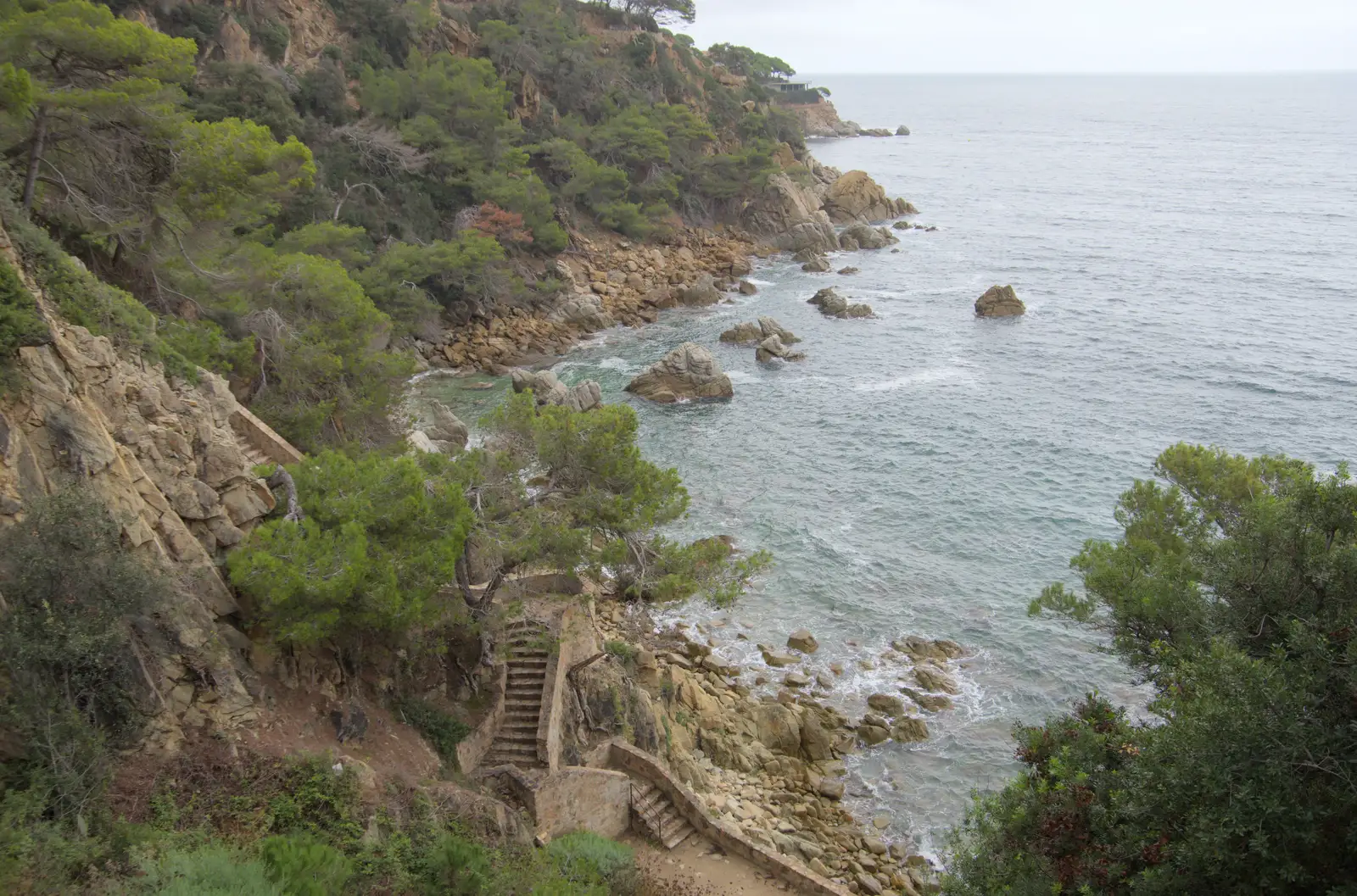 A view over the sea, from A Trip to Lloret de Mar, Catalonia, Spain - 27th October 2024