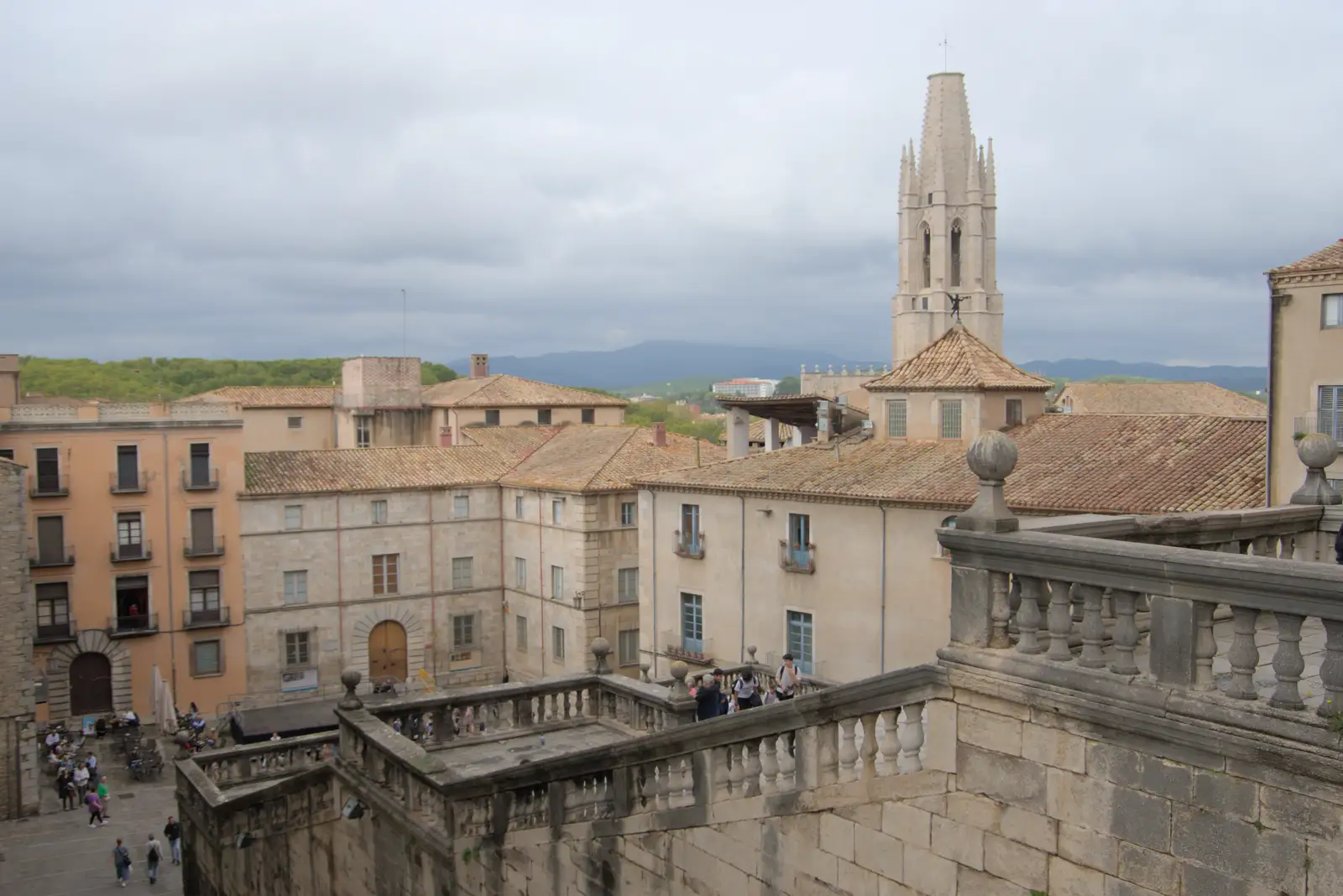 Girona as seen from the cathedral, from A Return to Girona, Catalunya, Spain - 29th October 2024