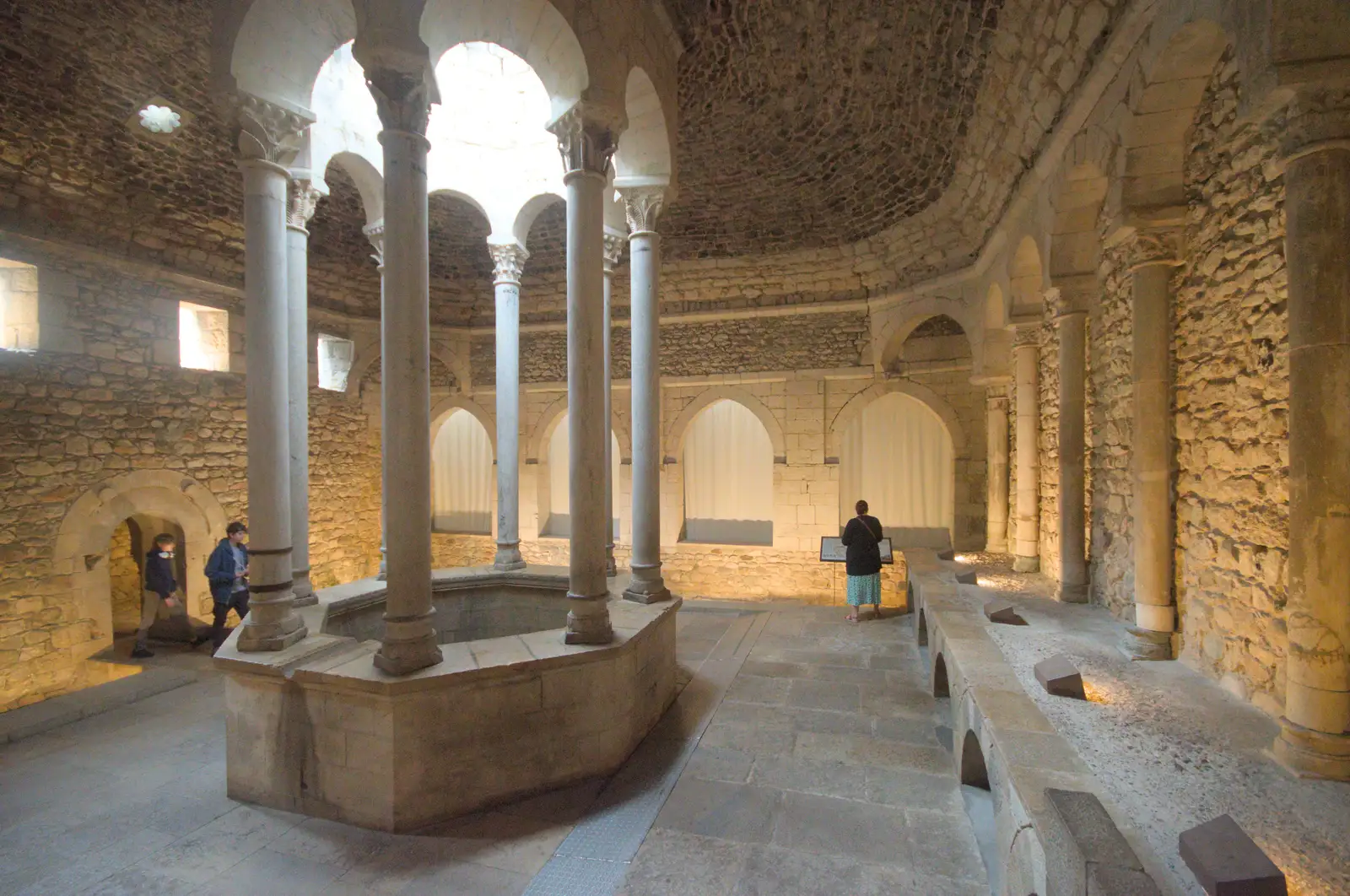 We explore the Arab Baths, from A Return to Girona, Catalunya, Spain - 29th October 2024