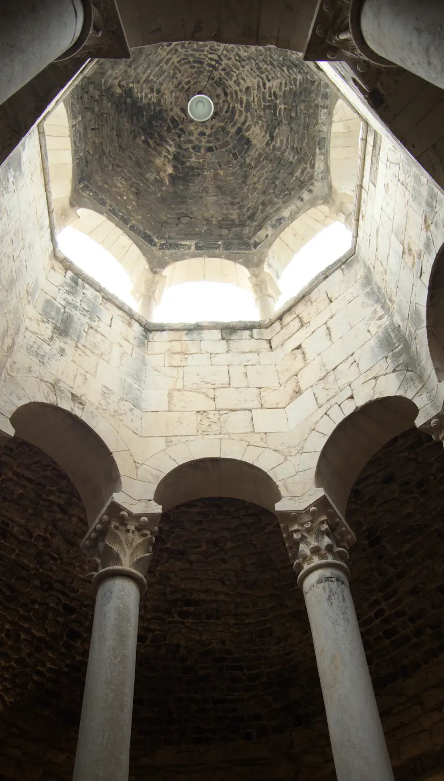 The octagonal dome of the Arab Baths, from A Return to Girona, Catalunya, Spain - 29th October 2024