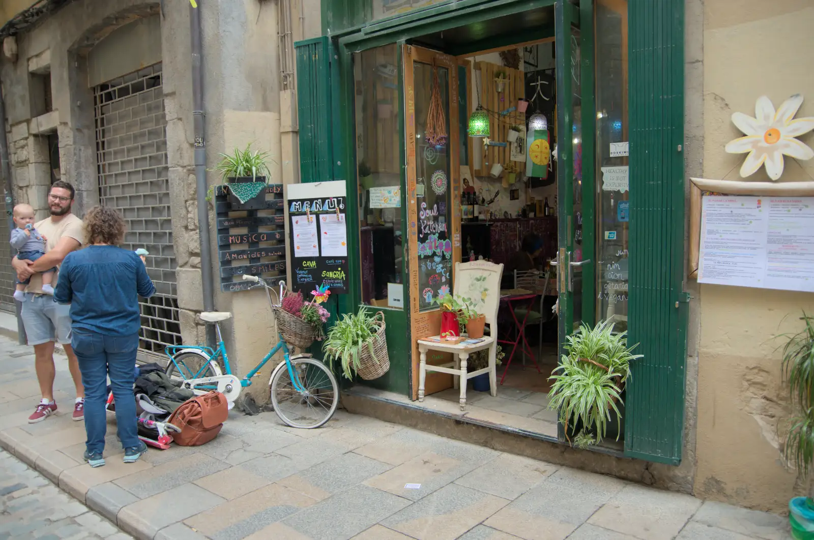 A nice little café on a side street, from A Return to Girona, Catalunya, Spain - 29th October 2024