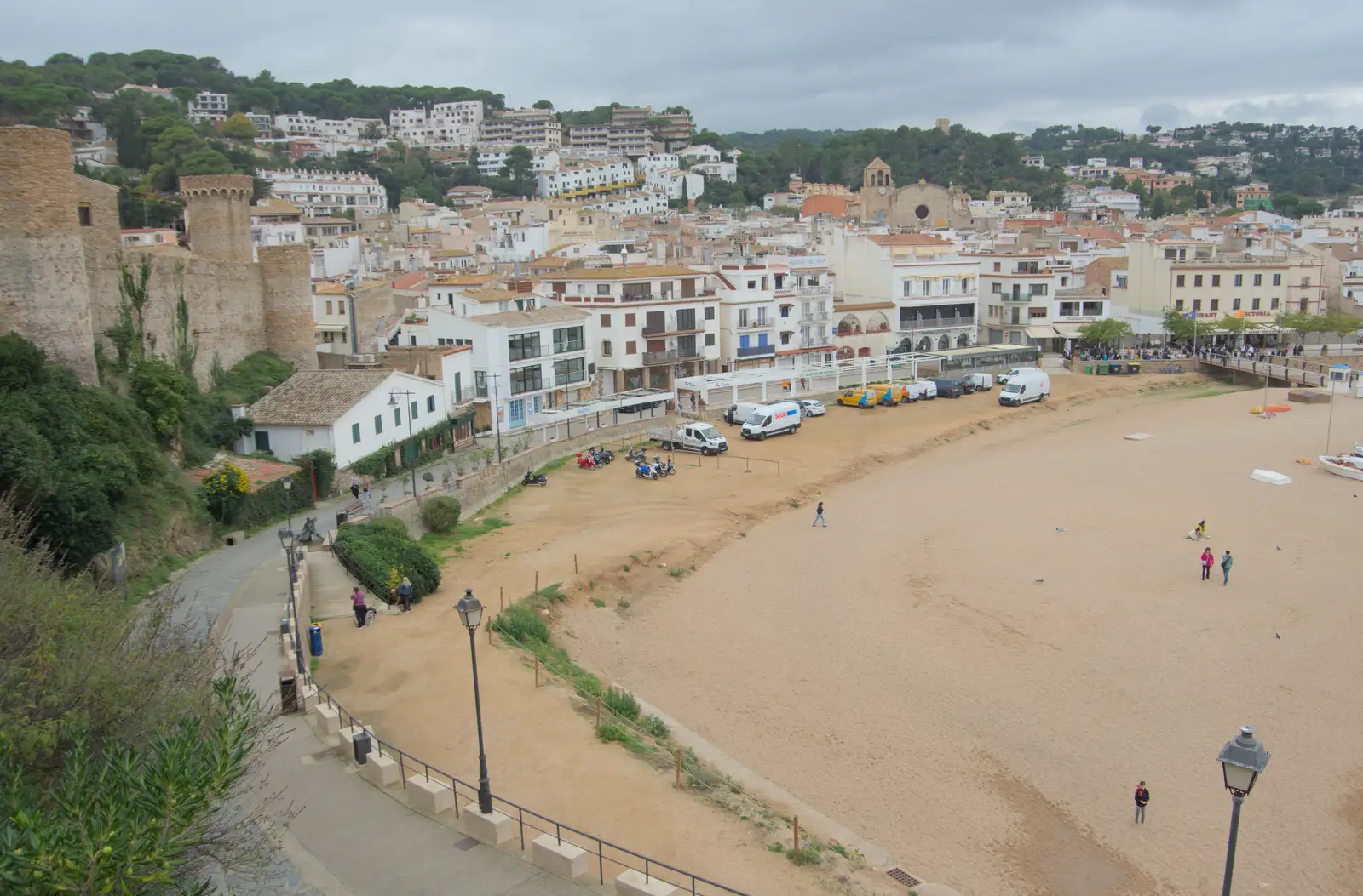 A view of Tossa de Mar and Platja Gran, from A Postcard From Tossa de Mar, Catalunya, Spain - 30th October 2024