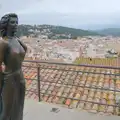 A statue of Ava Gardner, A Postcard From Tossa de Mar, Catalunya, Spain - 30th October 2024