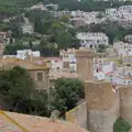 The castle walls and the extra-mural town, A Postcard From Tossa de Mar, Catalunya, Spain - 30th October 2024