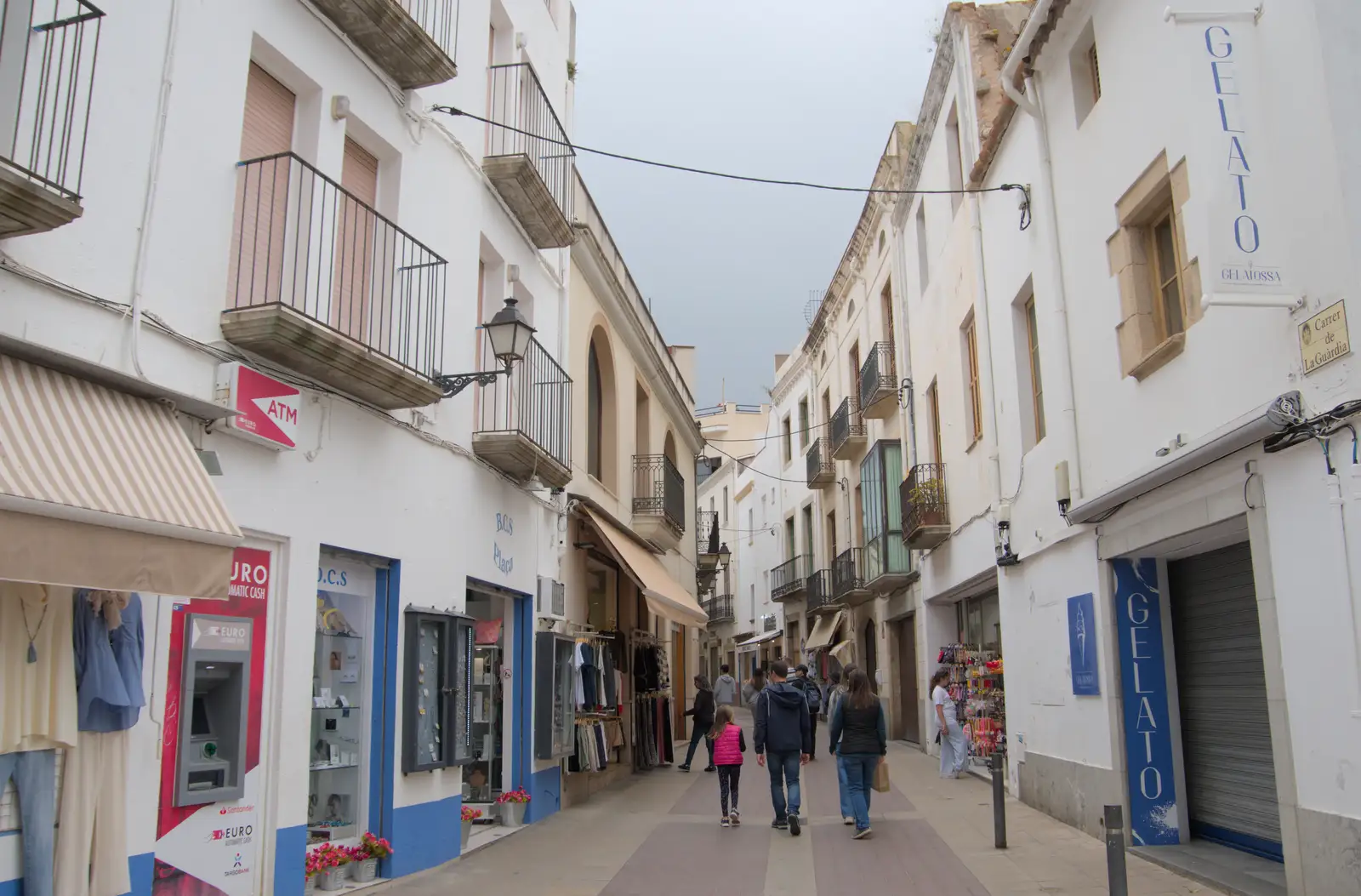 The streets of the newer part of town, from A Postcard From Tossa de Mar, Catalunya, Spain - 30th October 2024