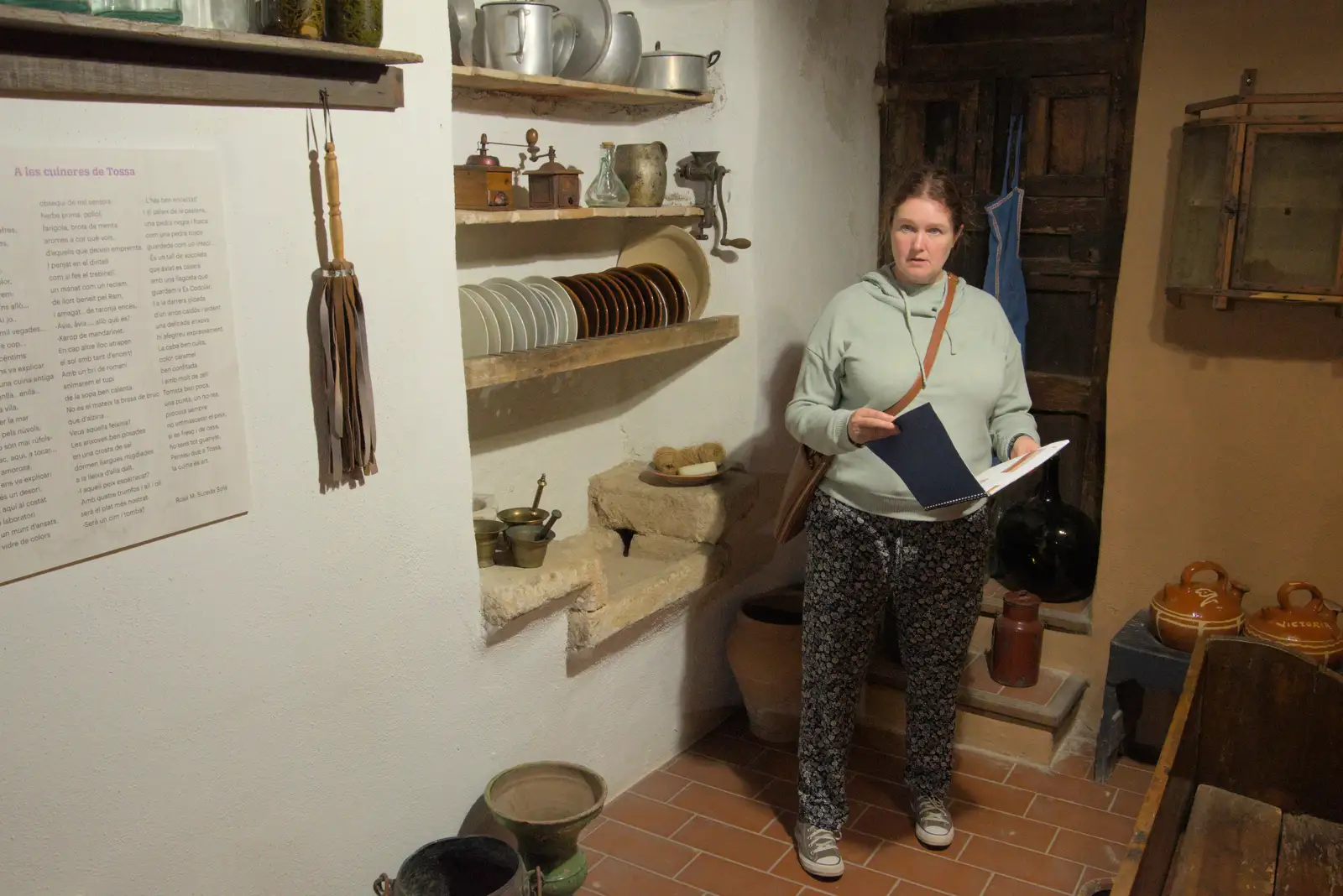 Isobel reads some stuff, from A Postcard From Tossa de Mar, Catalunya, Spain - 30th October 2024