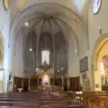 We pop into the parish church of Sant Romà, Halloween and Flamenco Guitar, Lloret de Mar, Catalunya, Spain - 31st October 2024