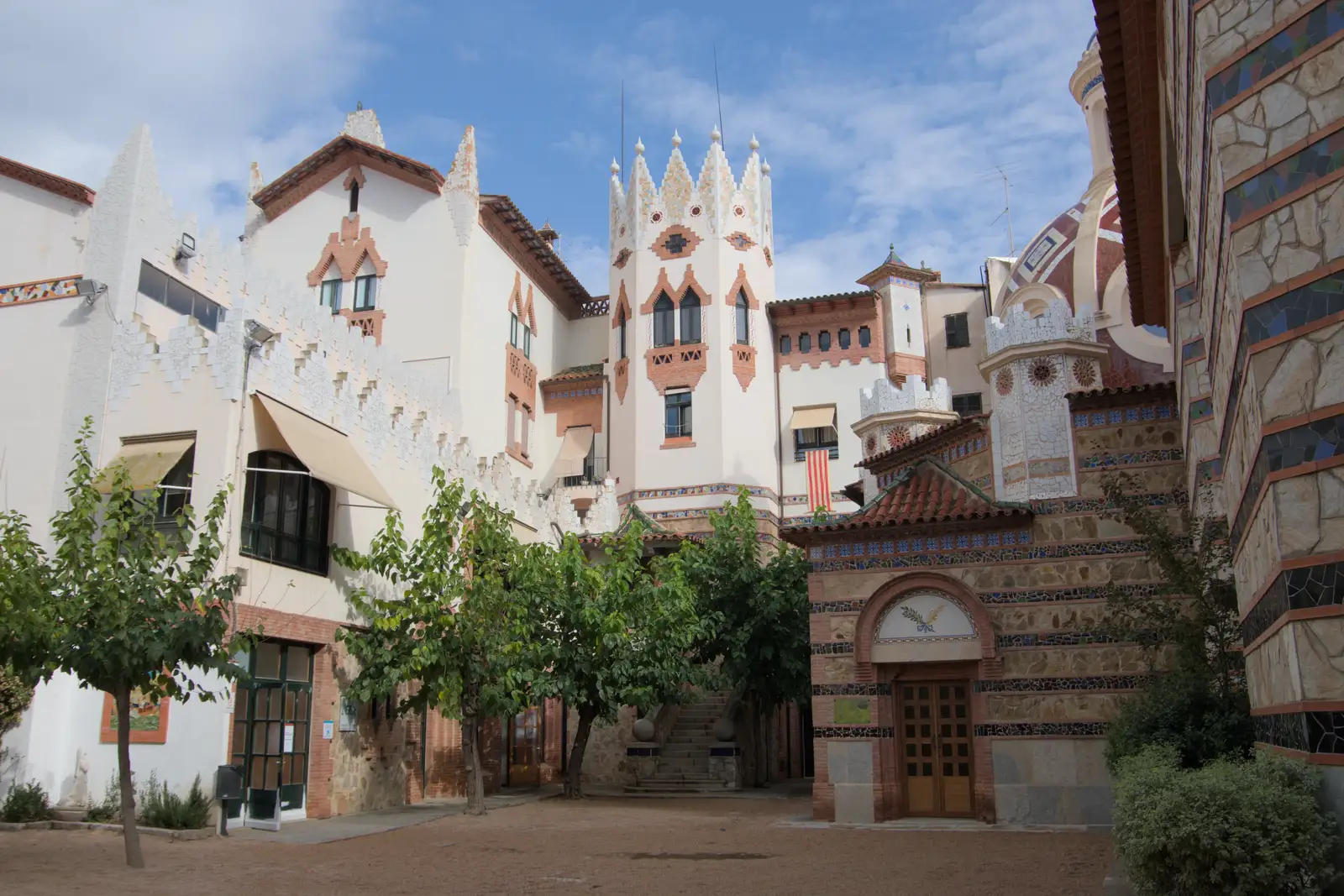 The rear of the Sant Romà, from Halloween and Flamenco Guitar, Lloret de Mar, Catalunya, Spain - 31st October 2024