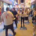 The parade continues around the streets, Halloween and Flamenco Guitar, Lloret de Mar, Catalunya, Spain - 31st October 2024