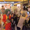 Kids in fancy dress pause for a photo, Halloween and Flamenco Guitar, Lloret de Mar, Catalunya, Spain - 31st October 2024