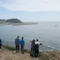 Fred and Harry look at the sea, Blanes, and the Castanyada Festival, Lloret de Mar, Catalunya - 1st November 2024