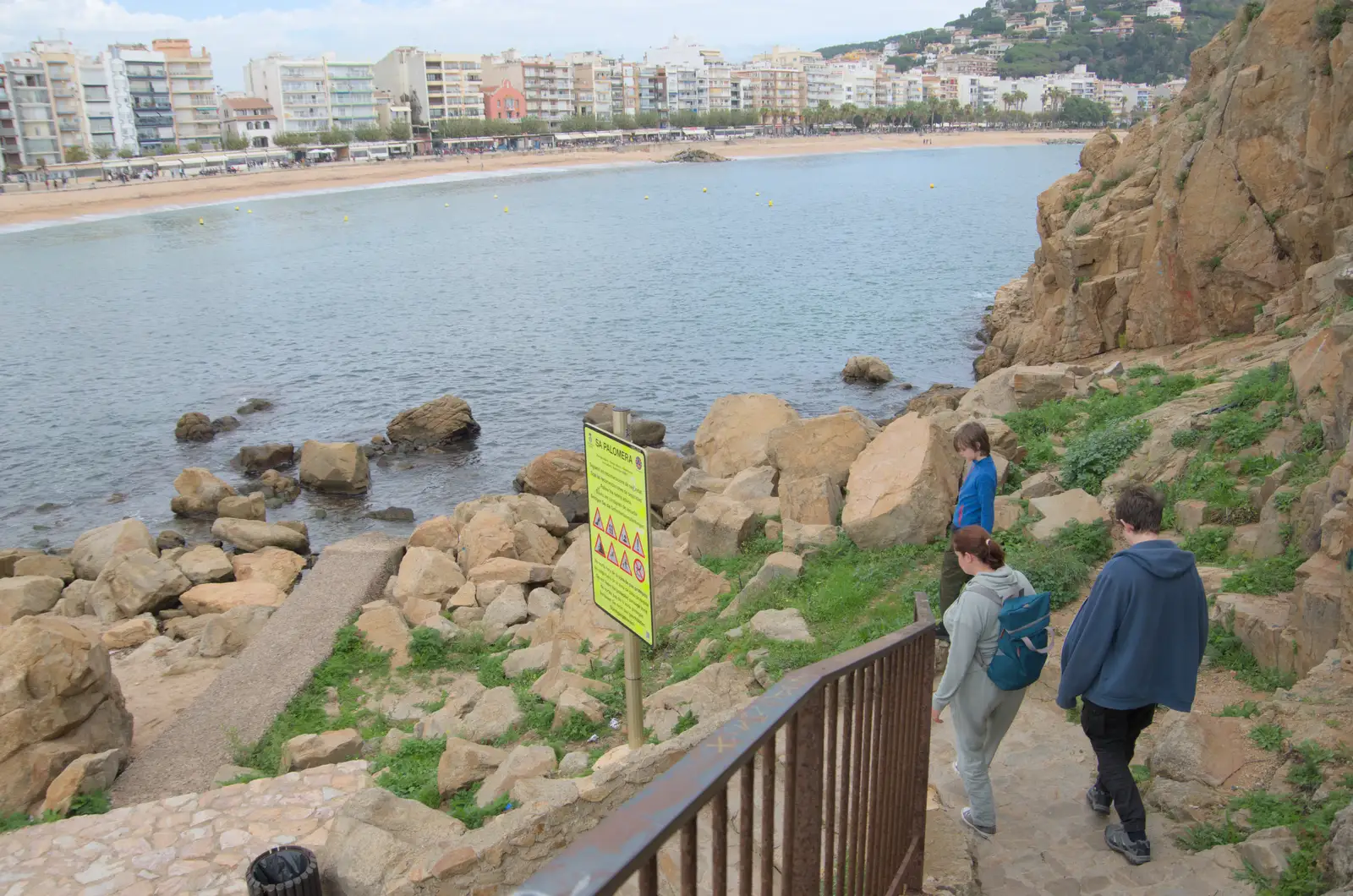 We head down from the big rock, from Blanes, and the Castanyada Festival, Lloret de Mar, Catalunya - 1st November 2024