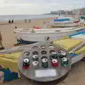 Some ashtray holder has turned into a can holder, Blanes, and the Castanyada Festival, Lloret de Mar, Catalunya - 1st November 2024