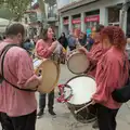 The band on the Paseo de Dintre, Blanes, and the Castanyada Festival, Lloret de Mar, Catalunya - 1st November 2024