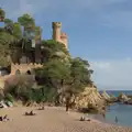 A cliché view of the Castell Lloret, Blanes, and the Castanyada Festival, Lloret de Mar, Catalunya - 1st November 2024