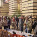 Crowds by the church, Blanes, and the Castanyada Festival, Lloret de Mar, Catalunya - 1st November 2024