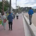 Harry walks along the low sea wall, Blanes, and the Castanyada Festival, Lloret de Mar, Catalunya - 1st November 2024