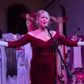 Chrissie is Eva Peron, Palgrave Players do Cabaret, St. Peter's Church, Palgrave - 16th November 2024