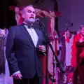 Doug with Eva Peron, Palgrave Players do Cabaret, St. Peter's Church, Palgrave - 16th November 2024