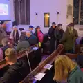 The audience mills around during the interval, Palgrave Players do Cabaret, St. Peter's Church, Palgrave - 16th November 2024