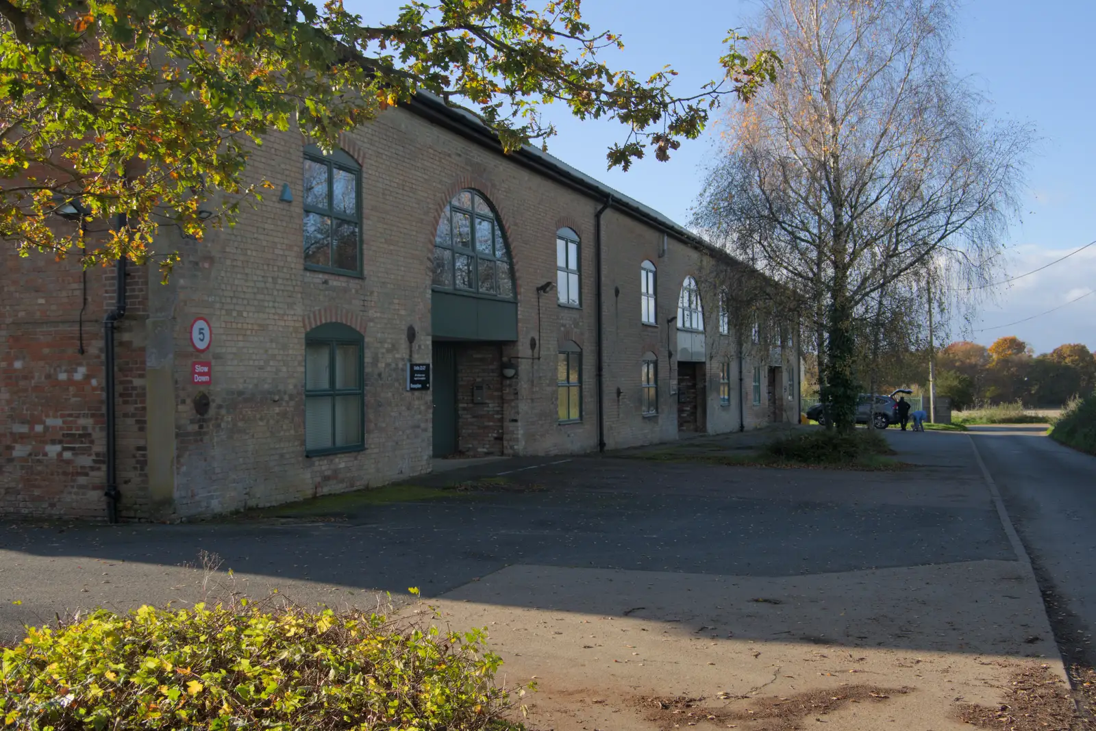 Diss Business Centre on Dark Lane, from A Pub Walk to Ampersand, Diss, Norfolk - 17th November 2024