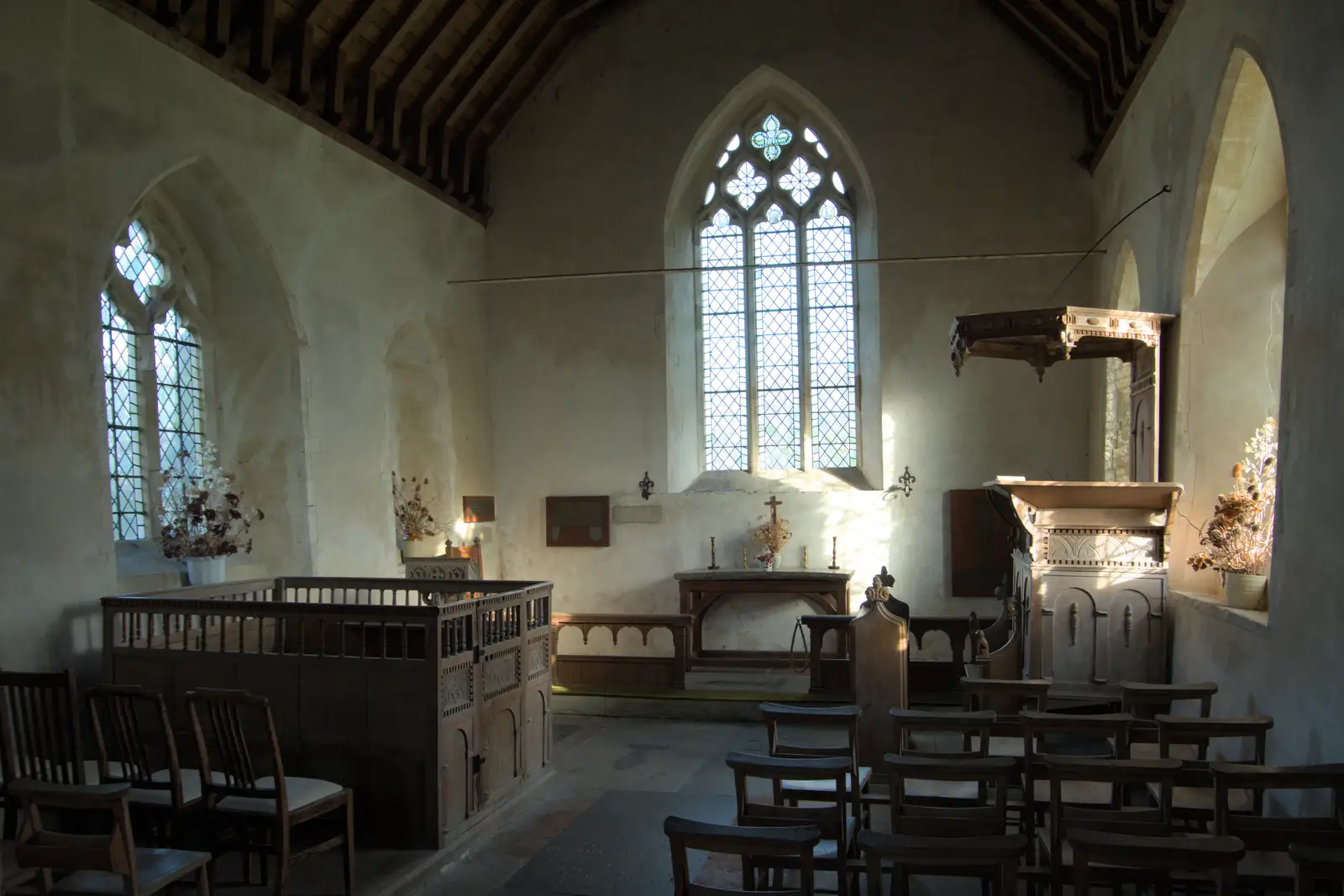 St. Andrew's Church in Frenze, from A Pub Walk to Ampersand, Diss, Norfolk - 17th November 2024