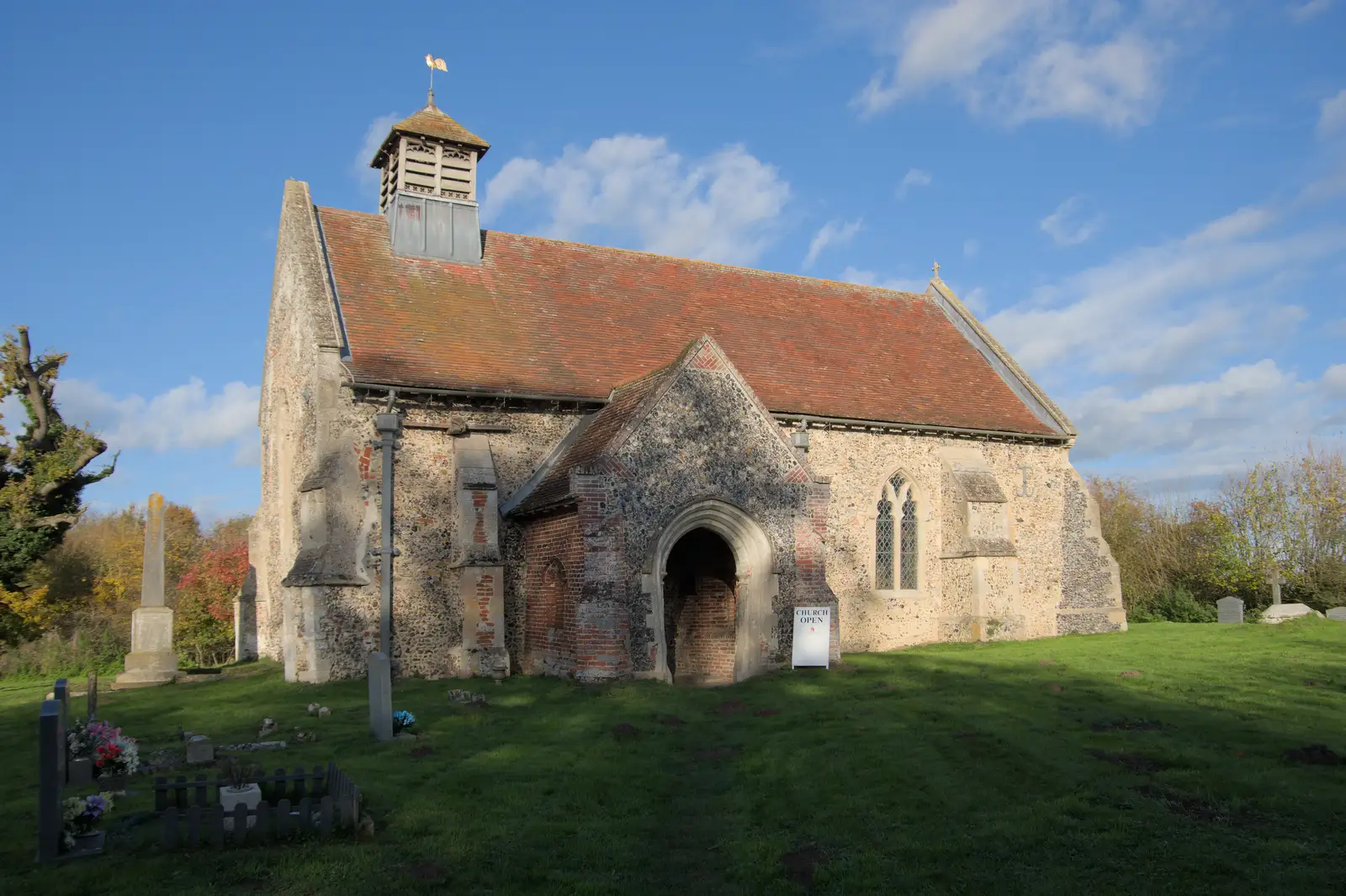 The church of St. Andrew in Frenze, from A Pub Walk to Ampersand, Diss, Norfolk - 17th November 2024