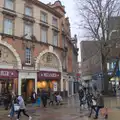 The Edwardian Pret building from 1908, Christmas Shopping in Norwich, Norfolk - 8th December