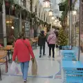 Isobel in the Royal Arcade, Christmas Shopping in Norwich, Norfolk - 8th December