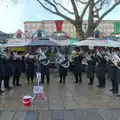 It's officially Christmas as the Sally Army plays, Another Christmas Shopping Day, Norwich, Norfolk - 14th December 2024