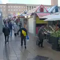 Sprouts on a stick at Norwich Market, Another Christmas Shopping Day, Norwich, Norfolk - 14th December 2024