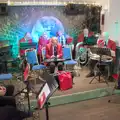 The band sets up at the Mellis Railway, The Stowmarket Christmas Tree Festival and the GSB at Mellis - 20th December 2024